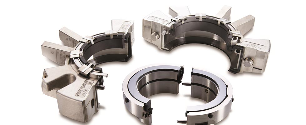 fully split rotary and stationary assemblies