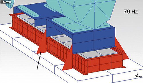 Adding 'wing' style supports, 3/8-inch plate steel material