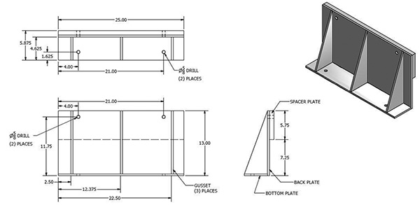 Wing-style support