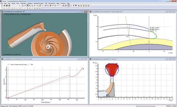 Figure 2. Three-dimensional volute (Courtesy of Concepts NREC)