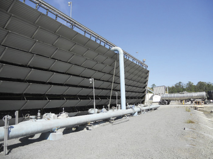 Images 1, 2 & 3. Overall view of the system, showing the six pumps in the study