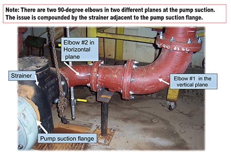 Pump suction