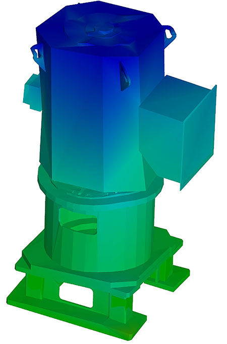 IMAGE 2: 3D model of a  pump generated using EMA