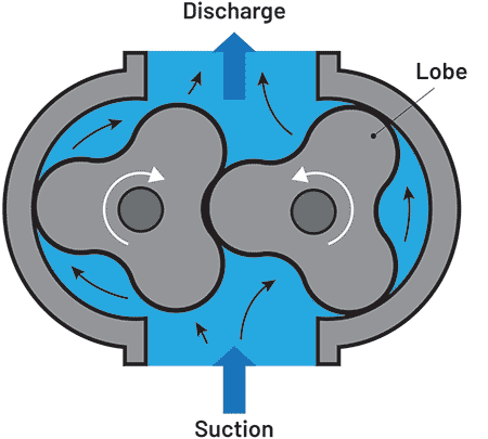 IMAGE 3: Diagram of a lobe pump