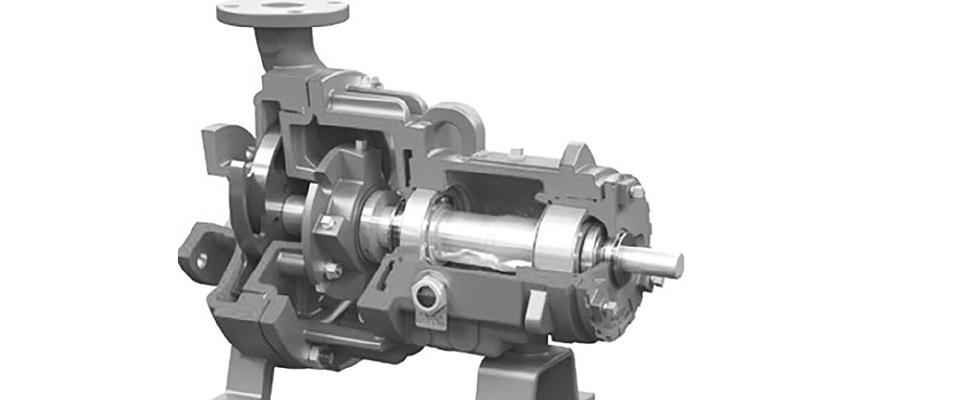 IMAGE 1: ASME B73.1 overhung chemical  process pump example