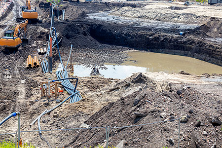 IMAGE 2: Groundwater in mining pit