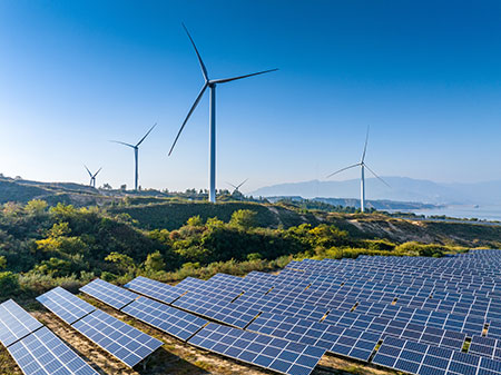 IMAGE 2: Renewable energy combination wind and solar farm