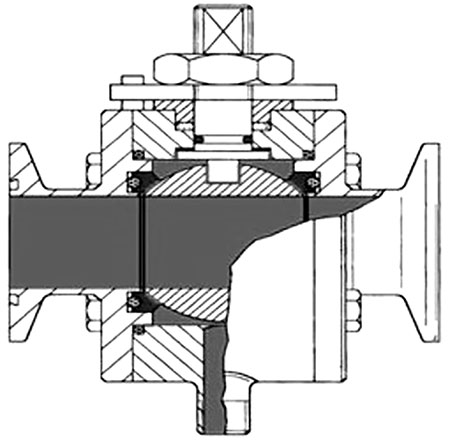 IMAGE 2: Cutaway view of a ball valve