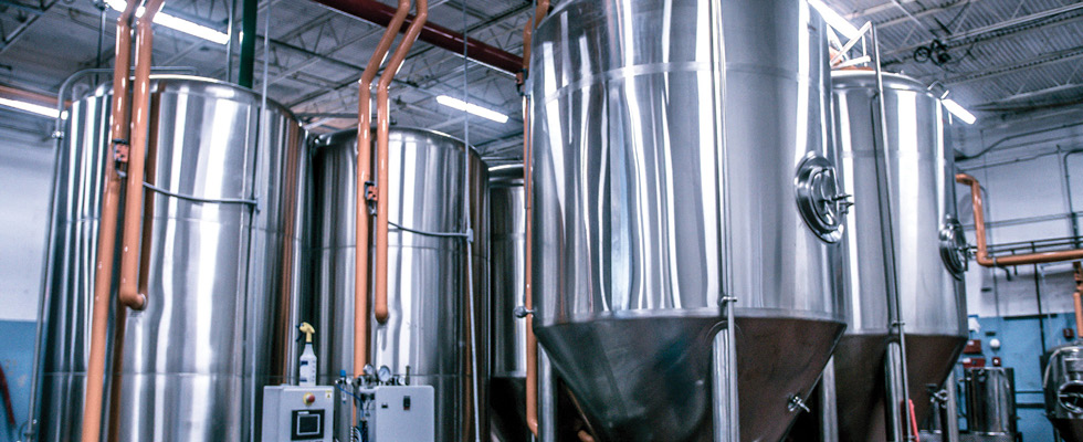 IMAGE 1: Brewery processing (Images courtesy of Finish Thompson)