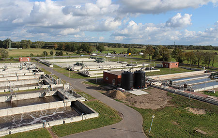 IMAGE 3: The wastewater treatment plant in Stendal, Germany, set a goal to be entirely energy self-sufficient by 2025 and, as part of that process, installed more efficient equipment.