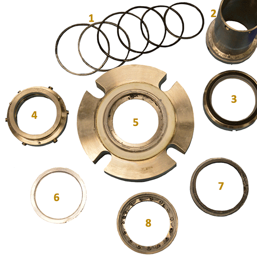 Labeled Seal Parts