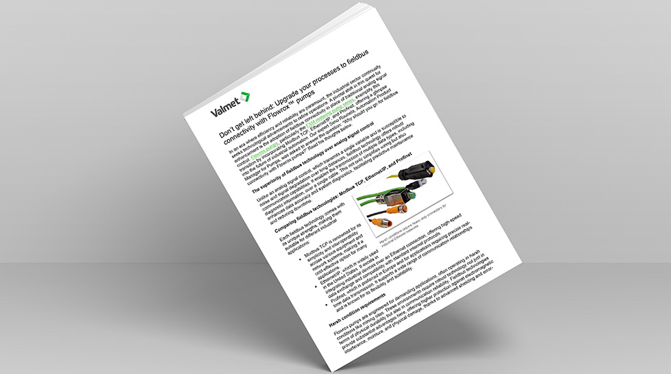 The Benefits of Fieldbus Connectivity White Paper