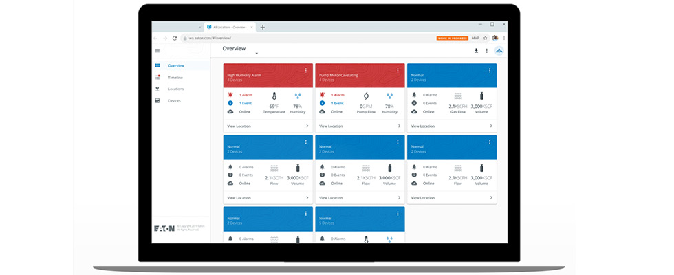 IMAGE 1: Remote monitoring helps improve uptime and prevent equipment damage. (Images courtesy of Eaton)