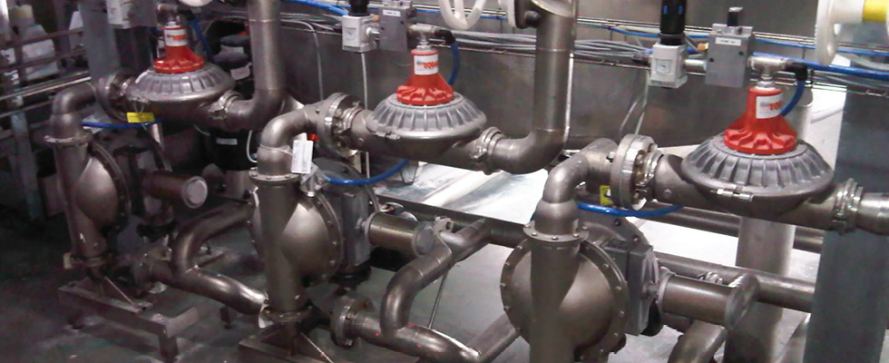 AODD pumps feature strong suction and can provide a “dry prime” by drawing fluid from tanks no matter the location.