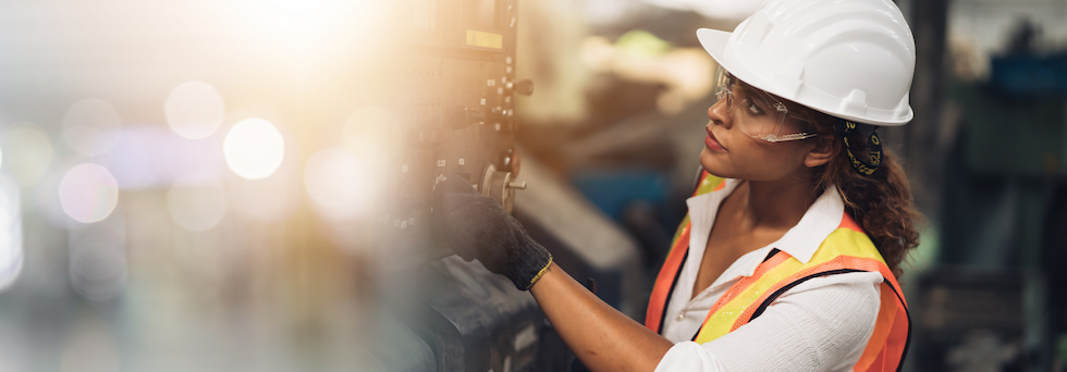 female industrial worker