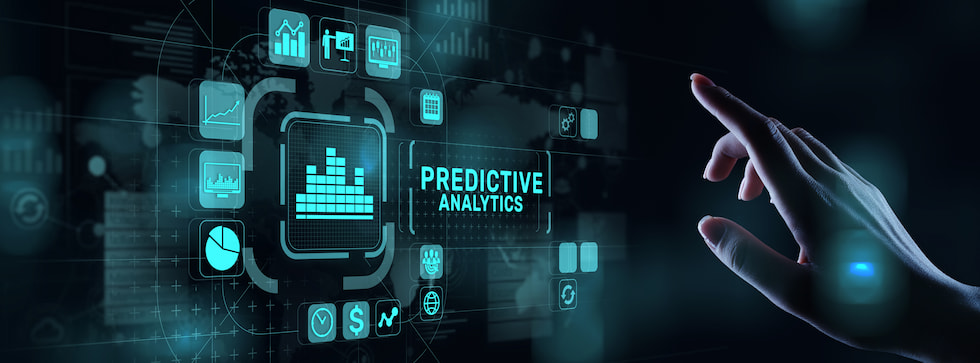 computer touchscreen image with predictive analytics