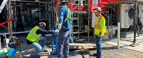 IMAGE 1: Industrial process water pump station installation (Images courtesy of Romtec)