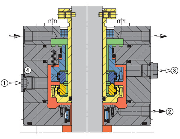 Figure 1. Spacial drawing of the Lee River HGH 300S1/400-E1 seal