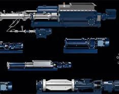 IMAGE 1: Progressive cavity pumps for various applications (Images courtesy of SEEPEX)