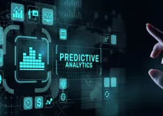 computer touchscreen image with predictive analytics