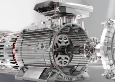 IMAGE 1: High-efficiency motor (Image courtesy of ABB)