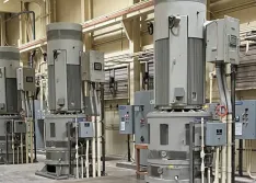 Four 450 hp 514 rpm vertical ECDs