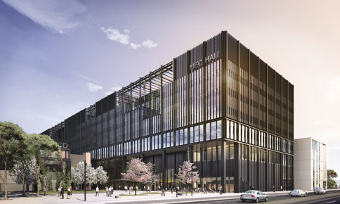 The Manchester Engineering Campus Development (MECD) will be one of the largest, single construction projects ever undertaken by a higher education institution in the United Kingdom. (Courtesy of Mecanoo)